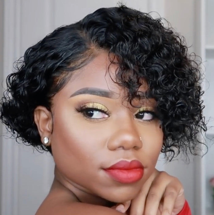 European And American Wigs Women's Short Curly Hair Wigs European And American Wigs Women's Short Curly Hair Wigs
